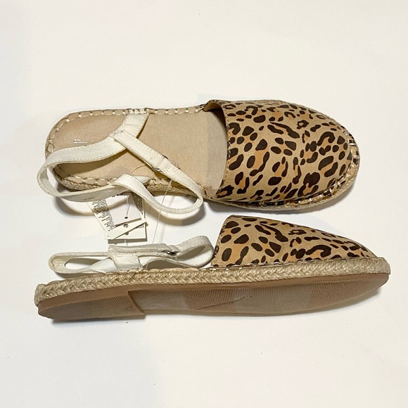 Kids Leopard print Espadrille Sandals - Picture 4 of 8